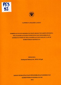 Image of Perbedaan Status Kesehatan Masyarakat di Kabupaten/kota Wilayah Binaan Badan Penelitian dan Pengembangan Kesehatan dengan Wilayah Binaan Unit Eselon I Lain di Kementerian Kesehatan (Analisis Lanjut)