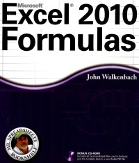 Image of Microsoft Excel 2010 formulas