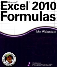 Microsoft Excel 2010 formulas