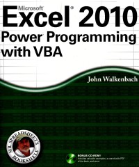 Microsoft excel 2010: power programming with VBA