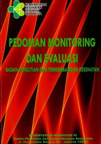 Pedoman Monitoring dan Evaluasi Badan Penelitian dan Pengembangan Kesehatan