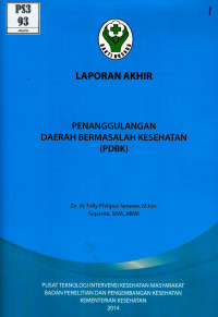 Image of Penanggulangan daerah bermasalah kesehatan (PDBK)