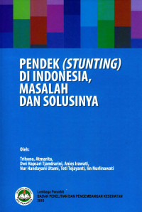 Image of Pendek (stunting) di Indonesia, masalah dan solusinya