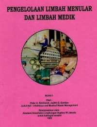 Image of Pengelolaan limbah medik dan limbah menular (Buku I)