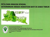 Peta dan analisis spaisal determinan angka kematian bayi di Jawa Timur