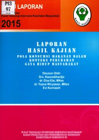 Pola Konsumsi Makanan dalam Konteks Perubahan Gaya Hidup Masyarakat