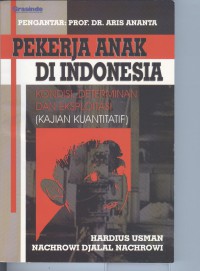 Pekerja anak di Indonesia: kondisi determinan dan eksploitasi (kajian kuantitatif)