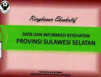 Image of Data dan informasi kesehatan provinsi Sulawesi Selatan: ringkasan eksekutif