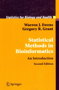 Image of Statistical methods in bioinformatics: an introduction