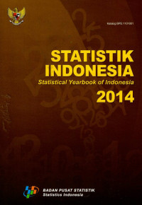 Image of Statistik Indonesia (statistical yearbook of Indonesia)2014