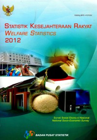 Image of Statistik kesejahteraan rakyat (Welfare statistics) 2012